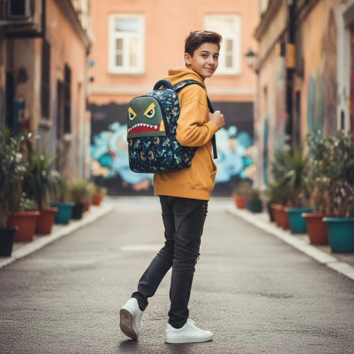 Ghiozdan/rucsac pentru scoala sau calatorii ZY-2544-1bleumarin [2]