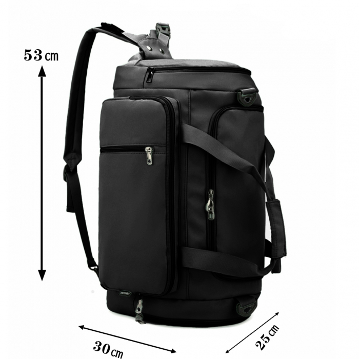 Rucsac/Geanta de voiaj din material impermeabil ZY-5046negru [3]
