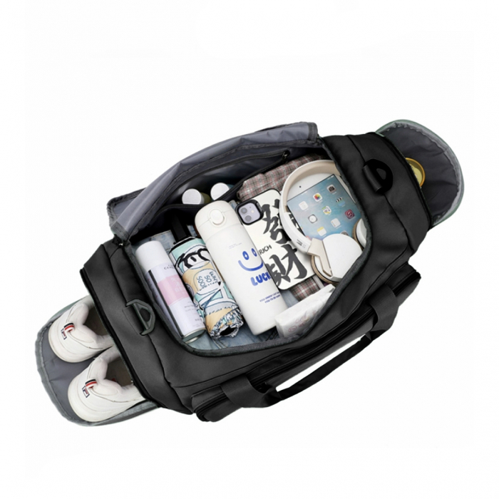 Rucsac/Geanta de voiaj din material impermeabil ZY-5046negru [4]