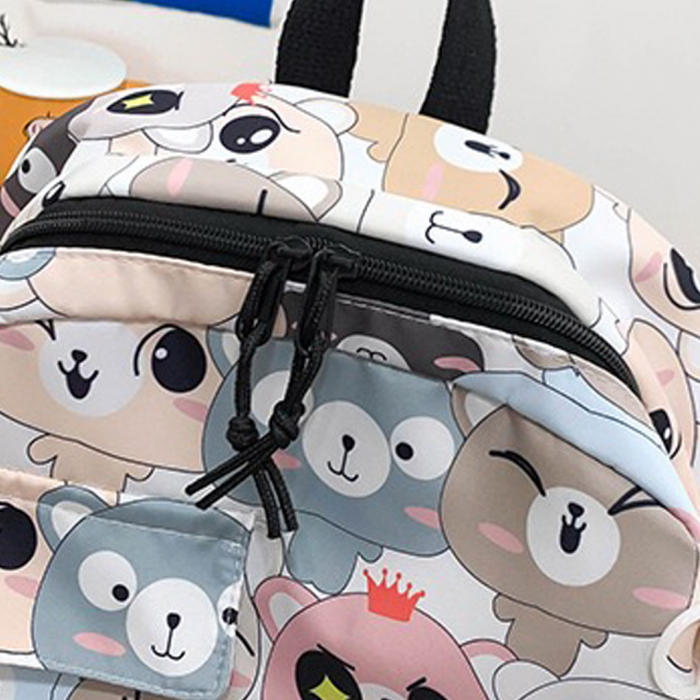 Ghiozdan/rucsac pentru scoala sau calatorii ZY-6611urs alb [19]