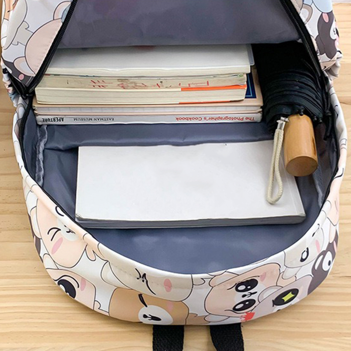 Ghiozdan/rucsac pentru scoala sau calatorii ZY-6611urs alb [3]