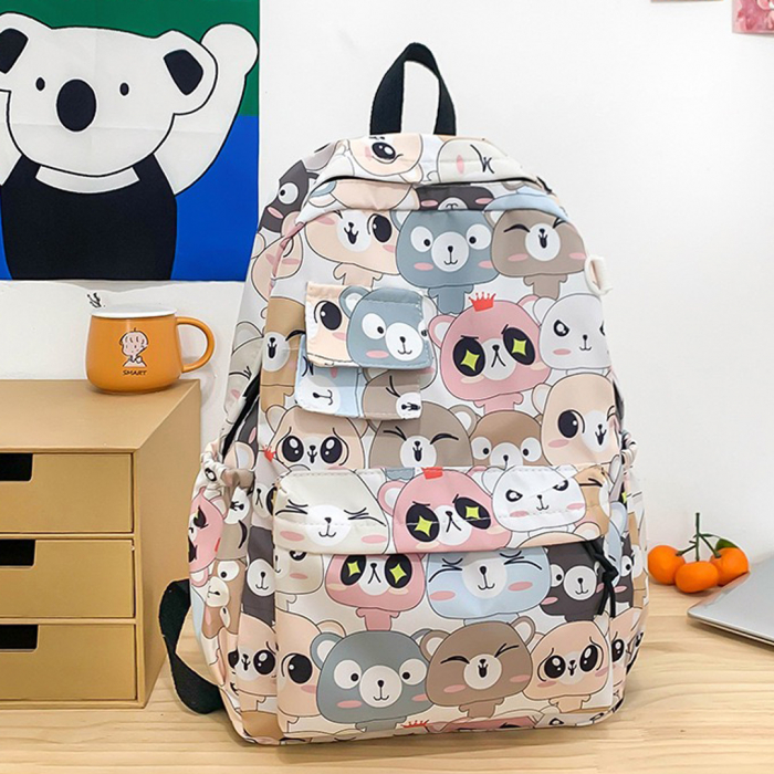 Ghiozdan/rucsac pentru scoala sau calatorii ZY-6611urs alb [16]