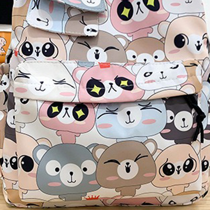 Ghiozdan/rucsac pentru scoala sau calatorii ZY-6611urs alb [6]