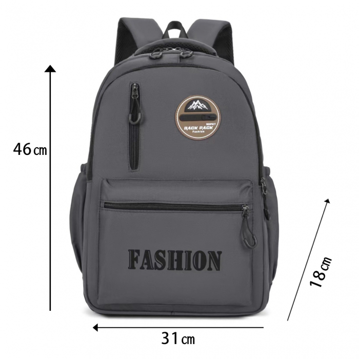 Ghiozdan/rucsac pentru scoala sau calatorii ZY-806gri [2]