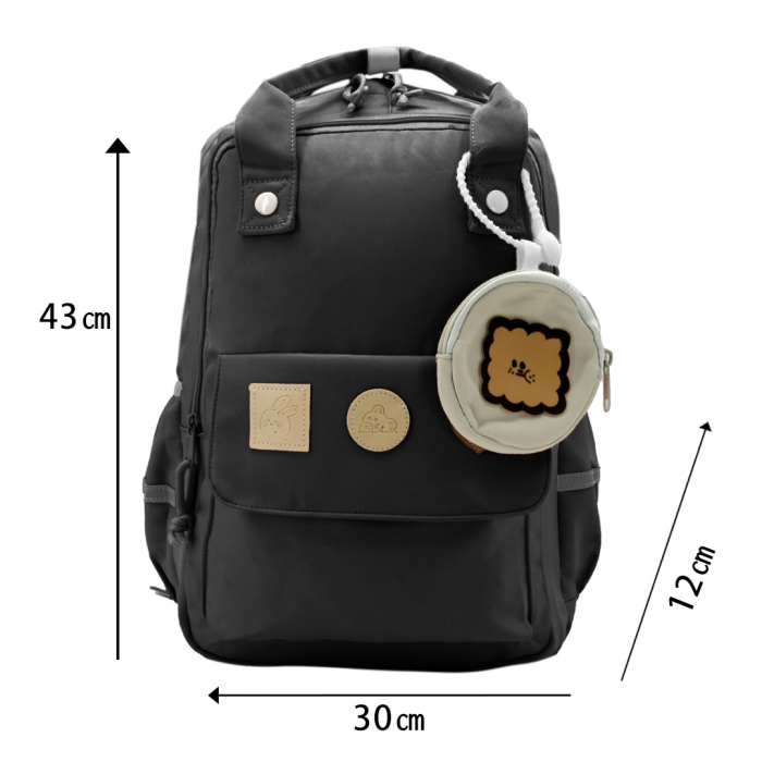 Ghiozdan/rucsac pentru scoala sau calatorii ZY-8812negru [2]