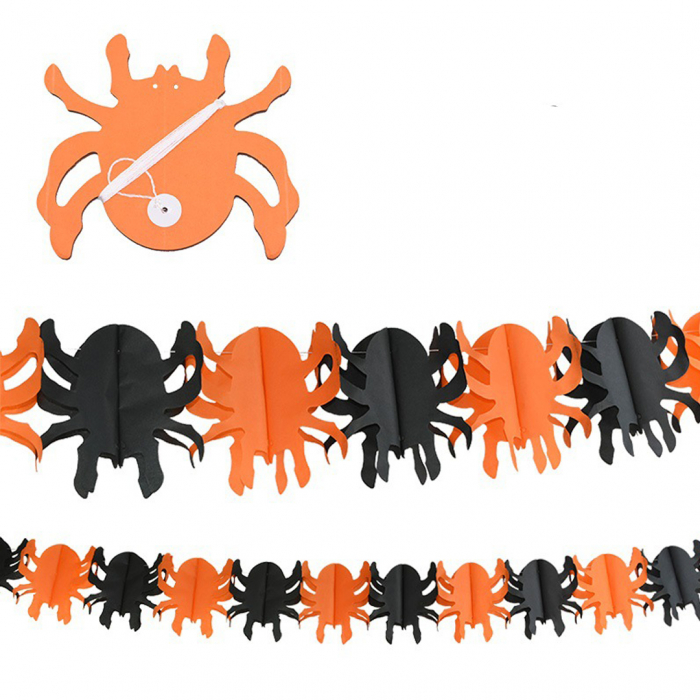 Ghirlanda de Hartie Halloween Paianjeni  3m B1-1118-15 [1]
