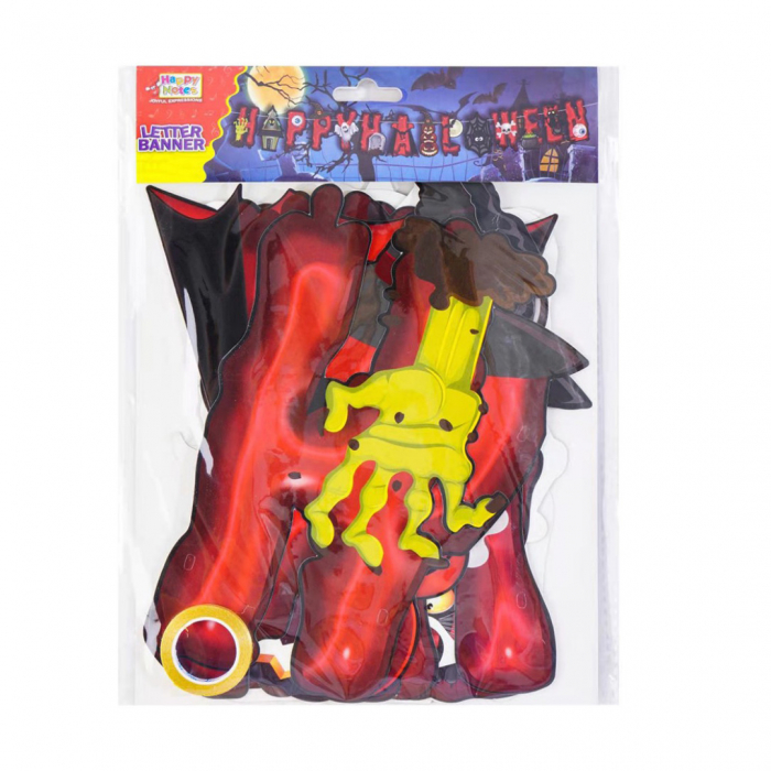 Ghirlanda colorata din Carton ' Happy Halloween ' 4-5m LY-2439-10 [2]