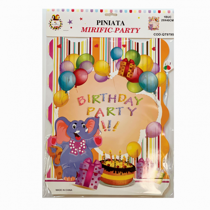 Pinata pentru petrecere ' Birthday party ' 29 x 40 cm QT9795 [2]