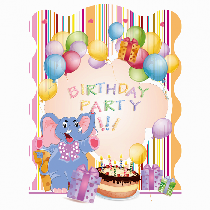Pinata pentru petrecere ' Birthday party ' 29 x 40 cm QT9795 [1]