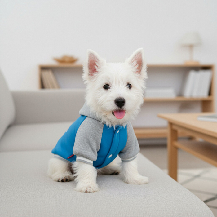 Hanorac cu gluga XINA2314albastru [5]