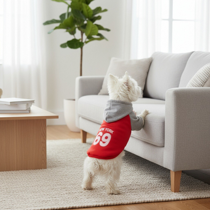 Hanorac cu gluga XINA2314rosu [2]