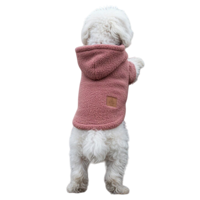 Hanorac flausat cu gluga XINA2106roz [9]