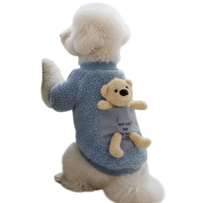 Hanorac imblanit XINA2212albastru [6]