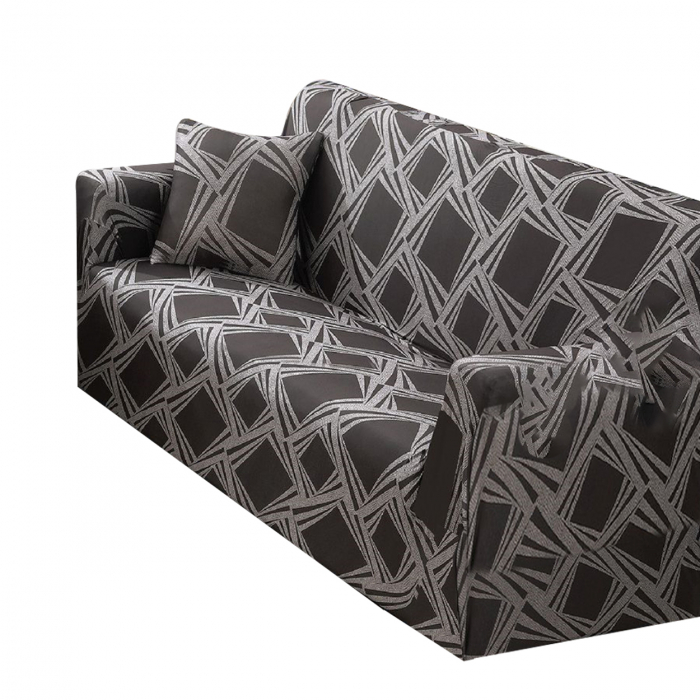 Husa canapea din bumbac elastic pentru 2 persoane JHS06-2 [1]