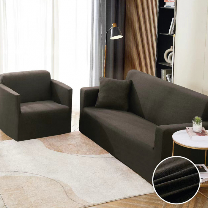 Husa canapea din bumbac elastic pentru 2 persoane JHS09-2 [2]