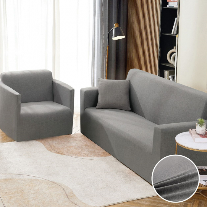 Husa canapea din bumbac elastic pentru 2 persoane JHS11-2 [2]
