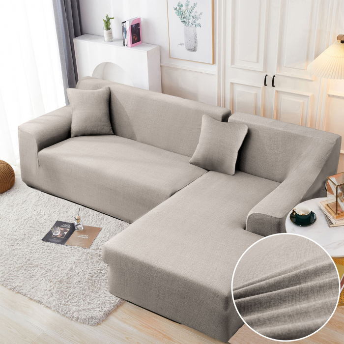 Husa pentru fotoliu si canapea HS01crem [3]