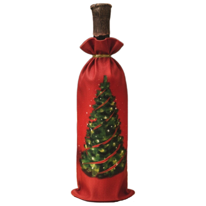 Husa pentru sticla de vin, model Craciun 6220-51B [2]