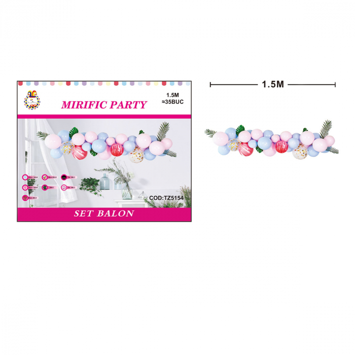 Set 35 baloane pentru aranjament tip semiarcada 1.5 m TZ5154 [2]