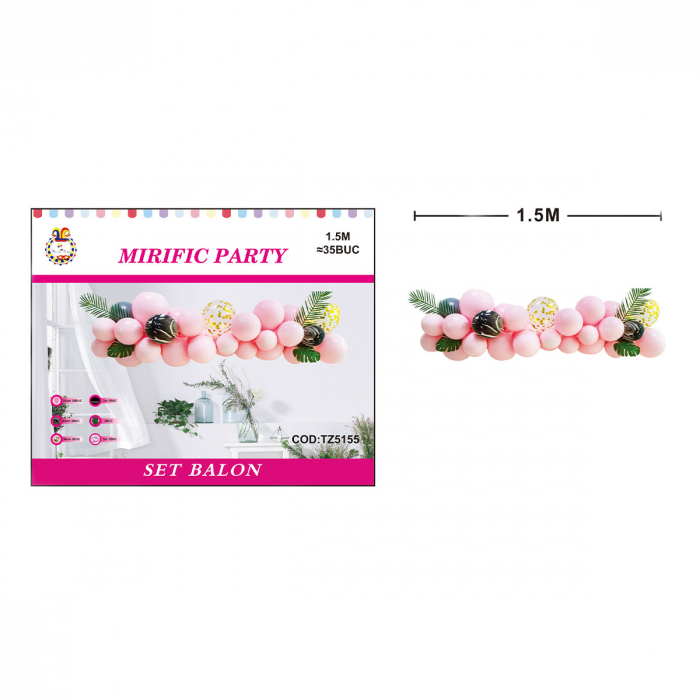 Set 35 baloane pentru aranjament tip semiarcada 1.5 m TZ5155 [2]