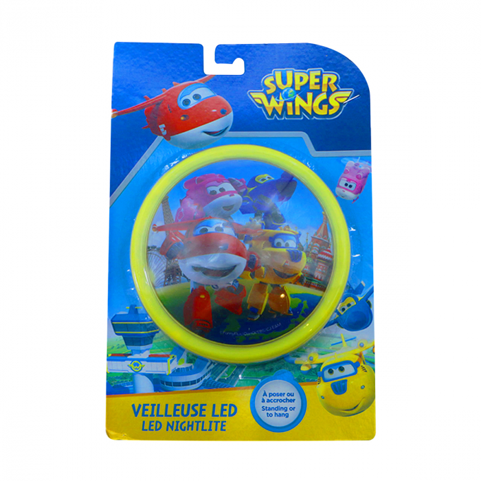 Lampa de veghe camera copii cu LED 14 x 14 x 5 cm SUA402485galben [2]