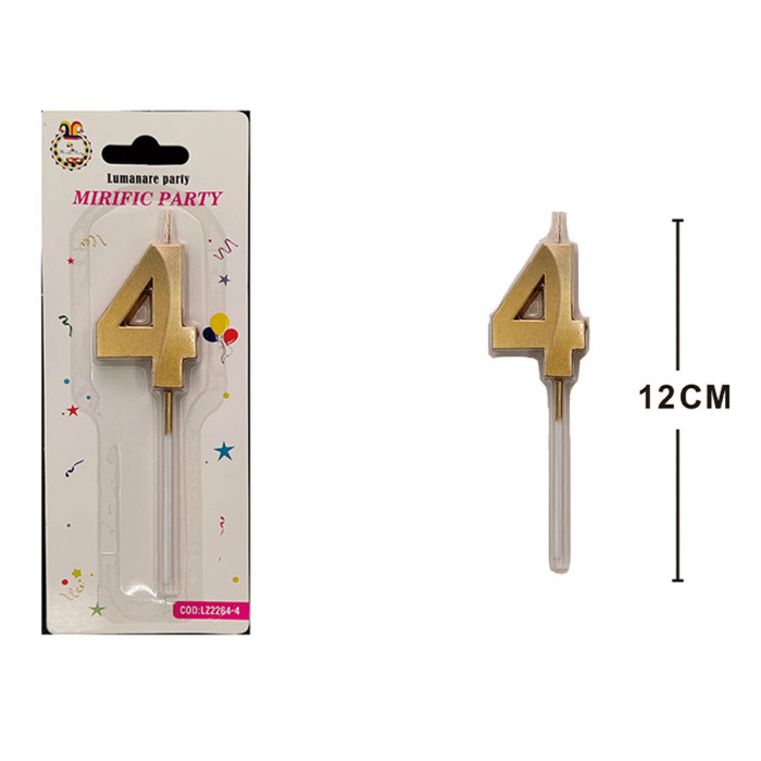 Lumanare aniversara pentru tort 12 cm LZ2264 [2]