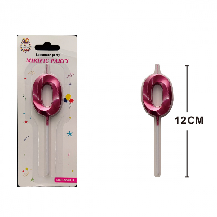Lumanare aniversara pentru tort 12 cm LZ2284 [2]