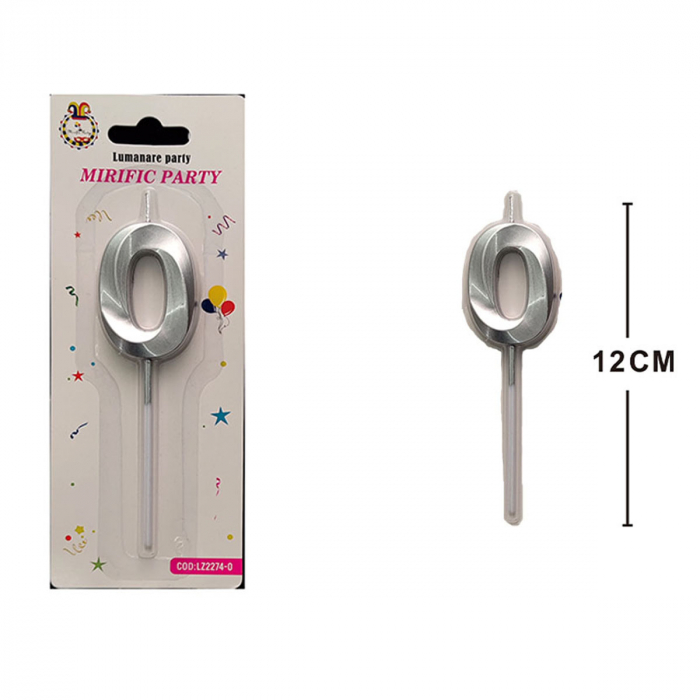 Lumanare aniversara pentru tort 12 cm LZ2274 [2]