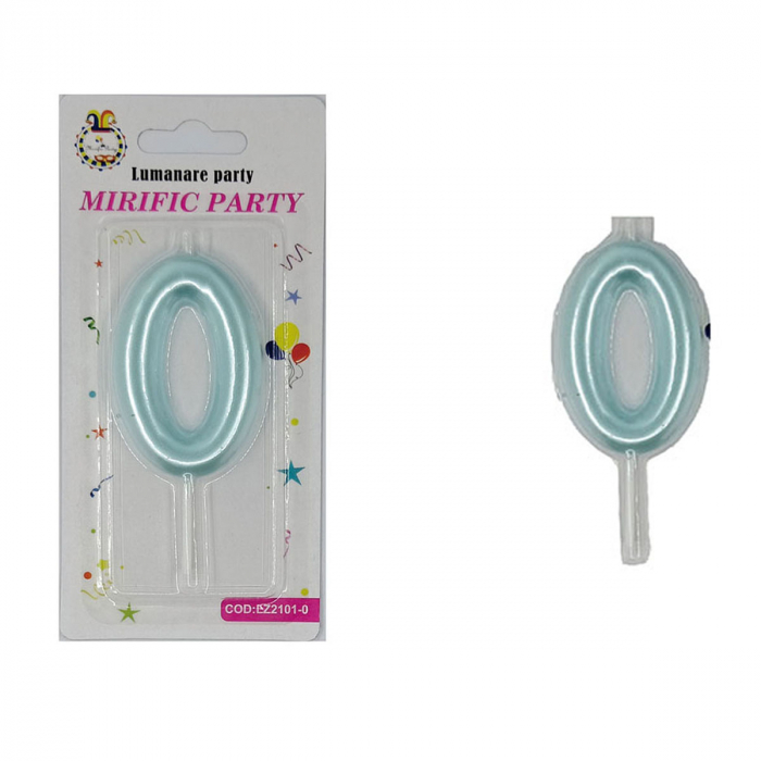 Lumanare aniversara pentru tort 8 cm LZ2101 [2]