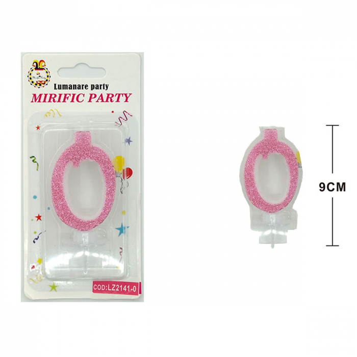 Lumanare aniversara pentru tort 9 cm LZ2141 [9]