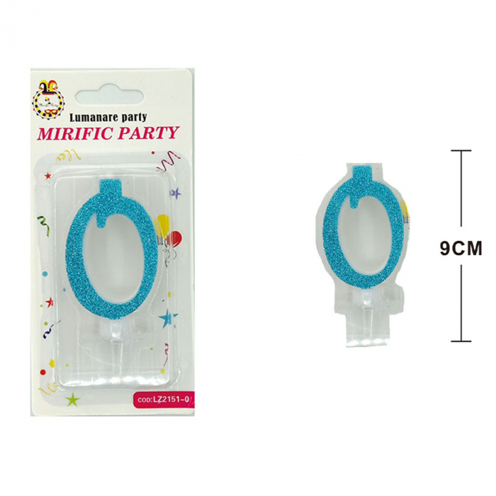 Lumanare aniversara pentru tort 9 cm LZ2151 [2]