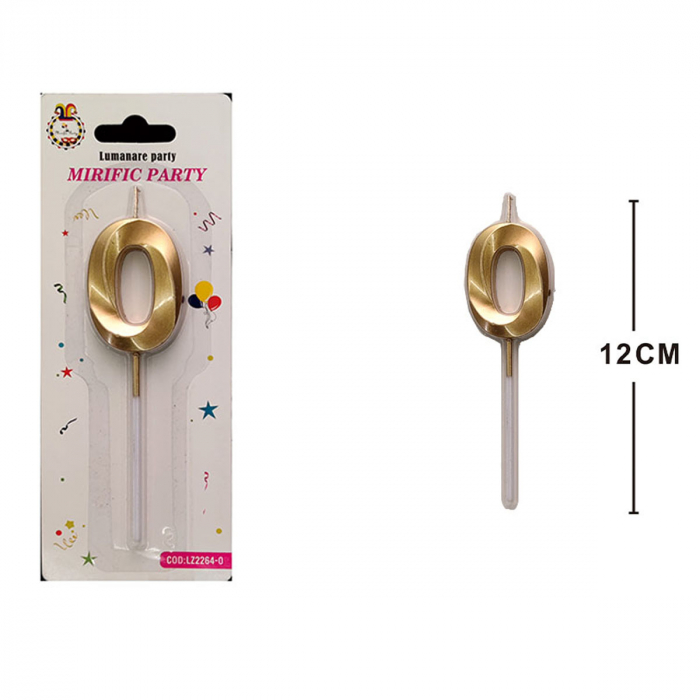 Lumanare aniversara pentru tort 12 cm LZ2264 [2]
