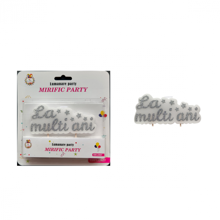 Lumanare aniversara pentru tort ' La multi ani ' LZ2627 [2]