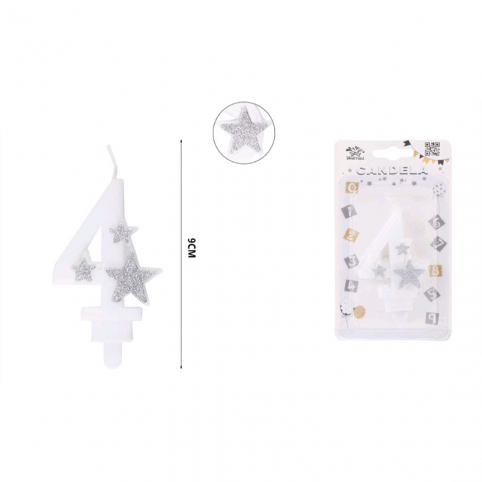 Lumanare aniversara pentru tort 9 cm XXJ-EA0 [2]