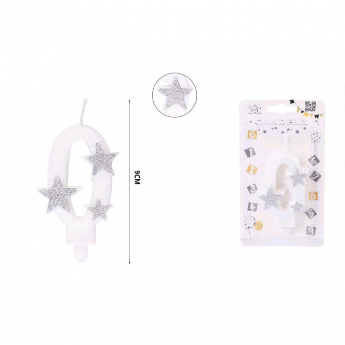 Lumanare aniversara pentru tort 9 cm XXJ-EA0 [2]