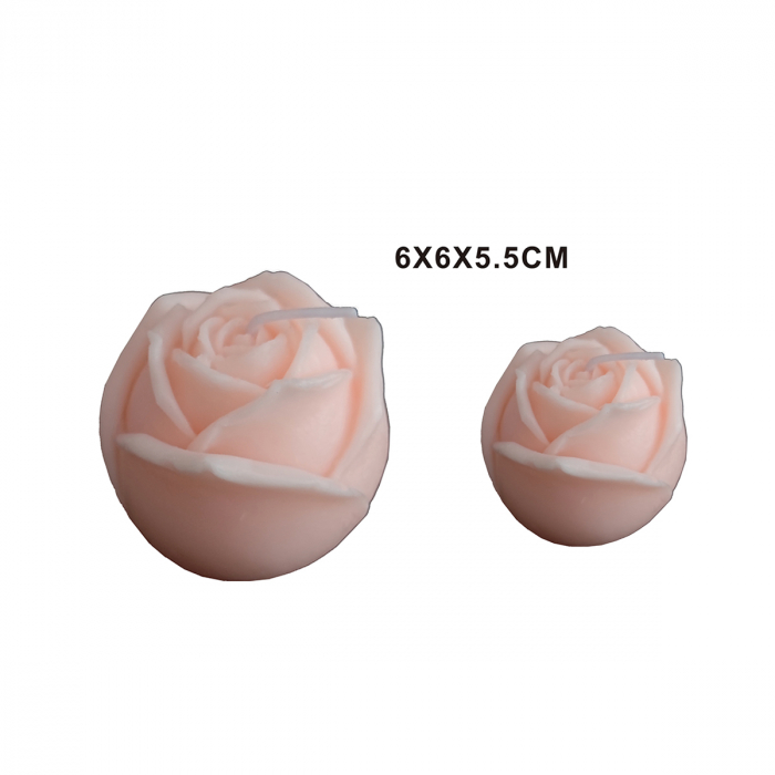 Lumanare decorativa in forma de petale de trandafir 6 x 6 cm LZ2695 [2]