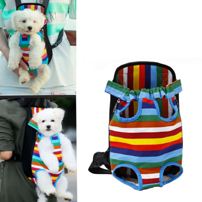 Rucsac tip marsupiu pentru caini/pisici MDL-30curcubeu [3]