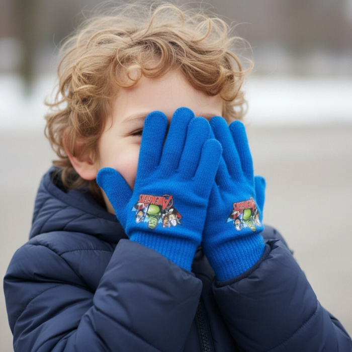 Manusi tricotate „ Avengers ” HQ4303albastru [2]