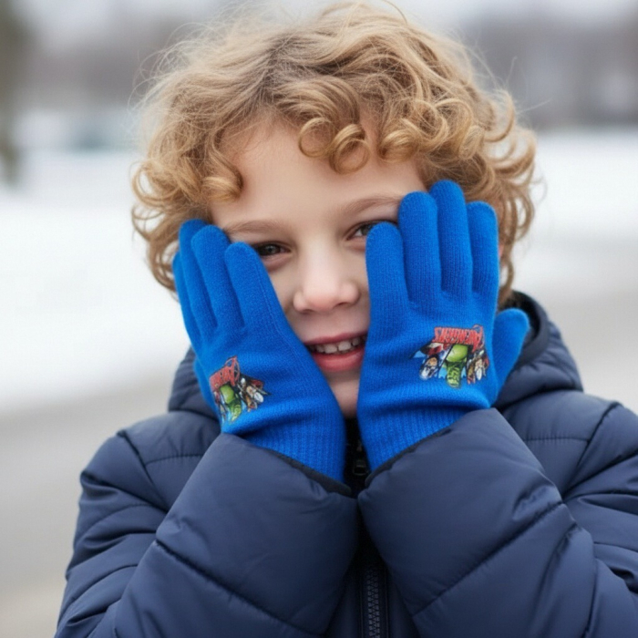 Manusi tricotate „ Avengers ” HQ4303albastru [1]