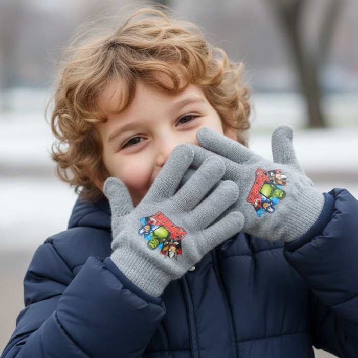 Manusi tricotate „ Avengers ” HQ4303gri [1]