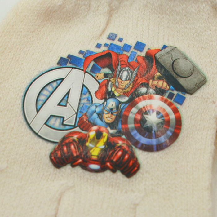 Manusi tricotate „ Avengers ” HQ4303crem [2]