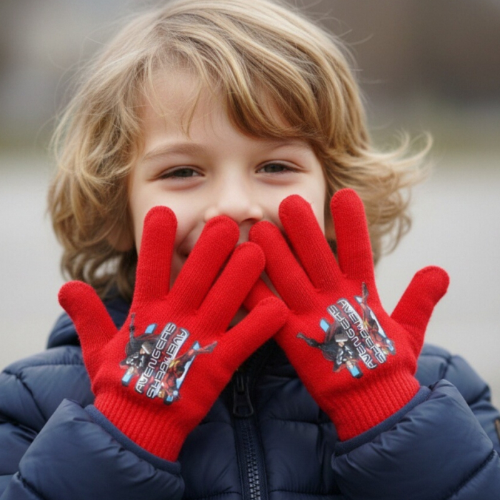 Manusi tricotate „ Avengers ” HQ4303rosu [1]