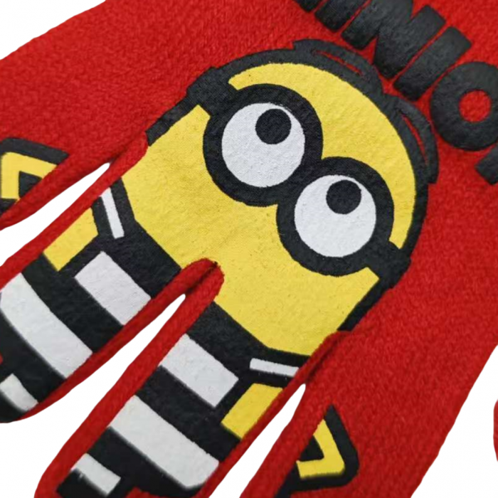 Manusi tricotate „ Minions ” HQ4307rosu [2]