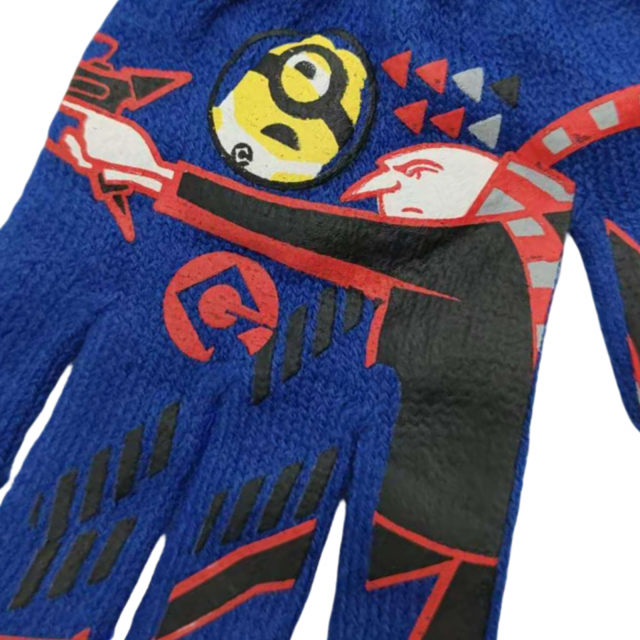 Manusi tricotate „ Minions ” HQ4307albastru inchis [2]