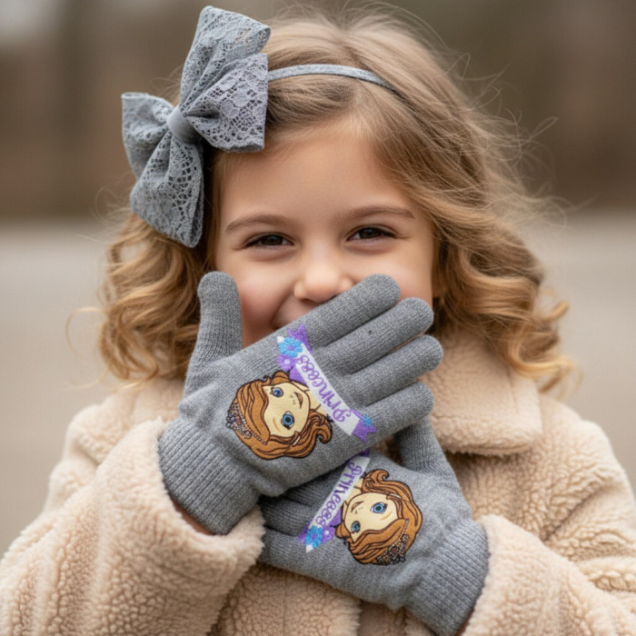 Manusi tricotate „ Sofia ” HO4299gri [2]