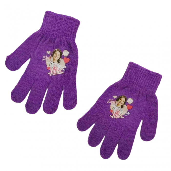 Manusi tricotate ' Soy Luna ' HQ4284mov [3]