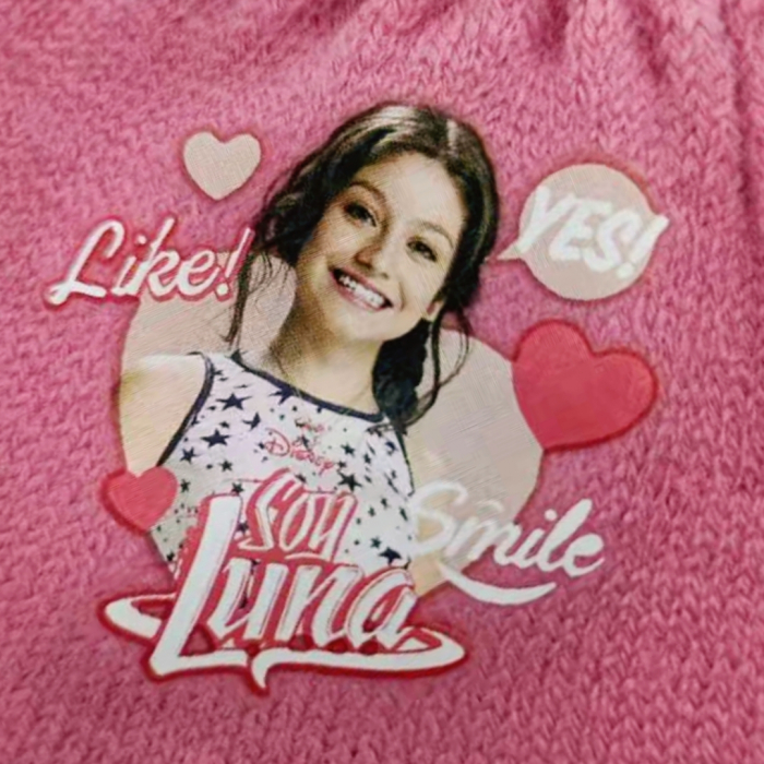 Manusi tricotate ' Soy Luna ' HQ4284roz inchis [2]