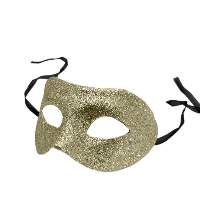 Masca fantezista pentru carnaval / Halloween MAS-103auriu [2]