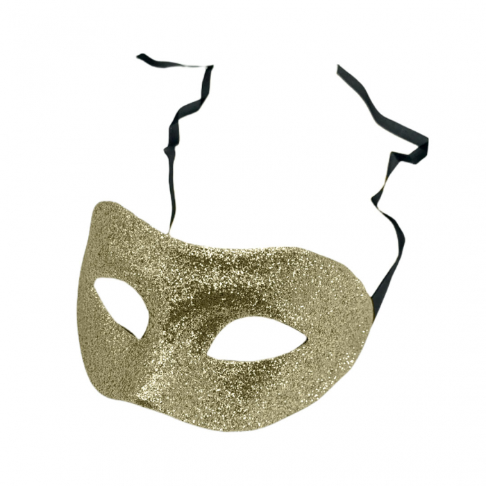 Masca fantezista pentru carnaval / Halloween MAS-103auriu [3]