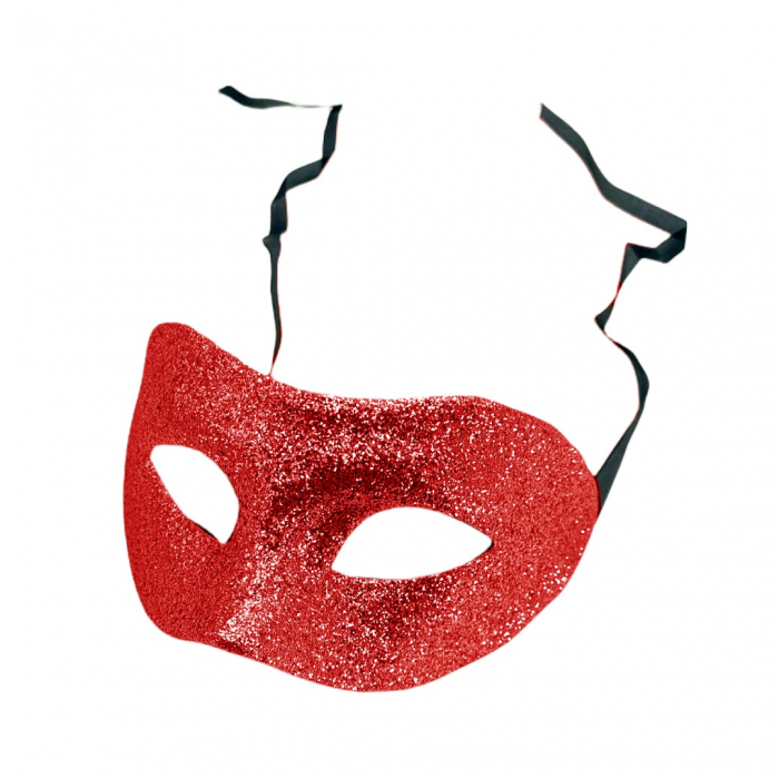 Masca fantezista pentru carnaval / Halloween MAS-103rosu [3]